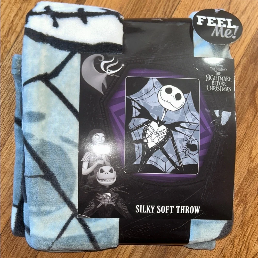 Nightmare Before Christmas Jack Skellington Silky Soft Throw Blanket, 46
